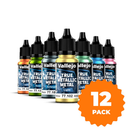 Pack 12 True Metallic Metal Vallejo con descuento
