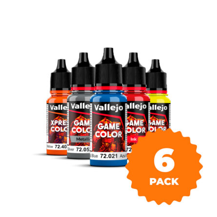 Pack 6 Game Color Vallejo con descuento