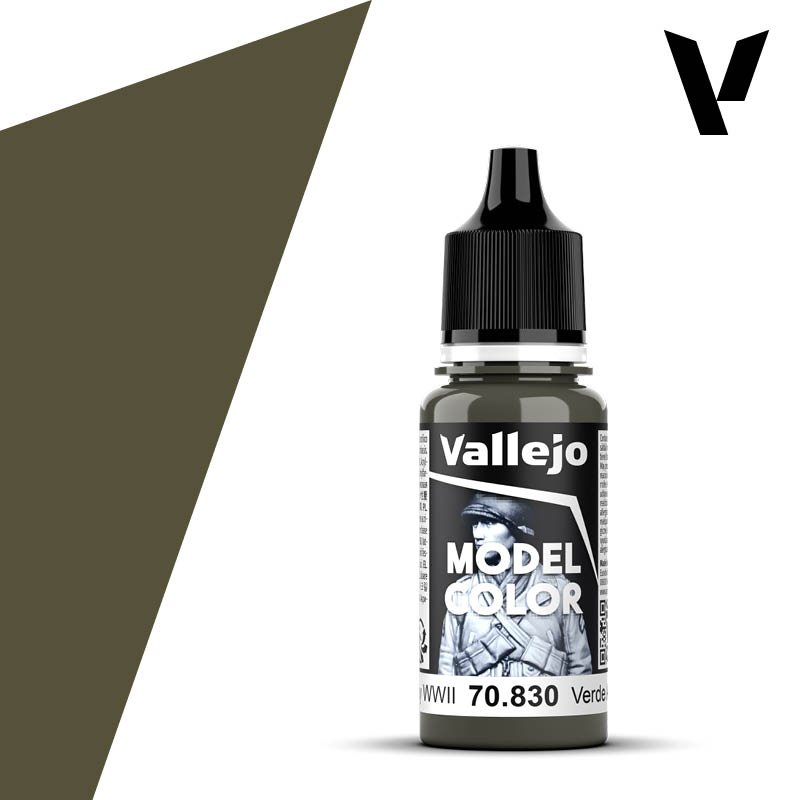 Vallejo Model Color 70830 Verde Alemán WWII - Pintura Acrílica