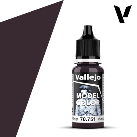 Vallejo Model Color 70751 Violeta Negro - Pintura Acrílica