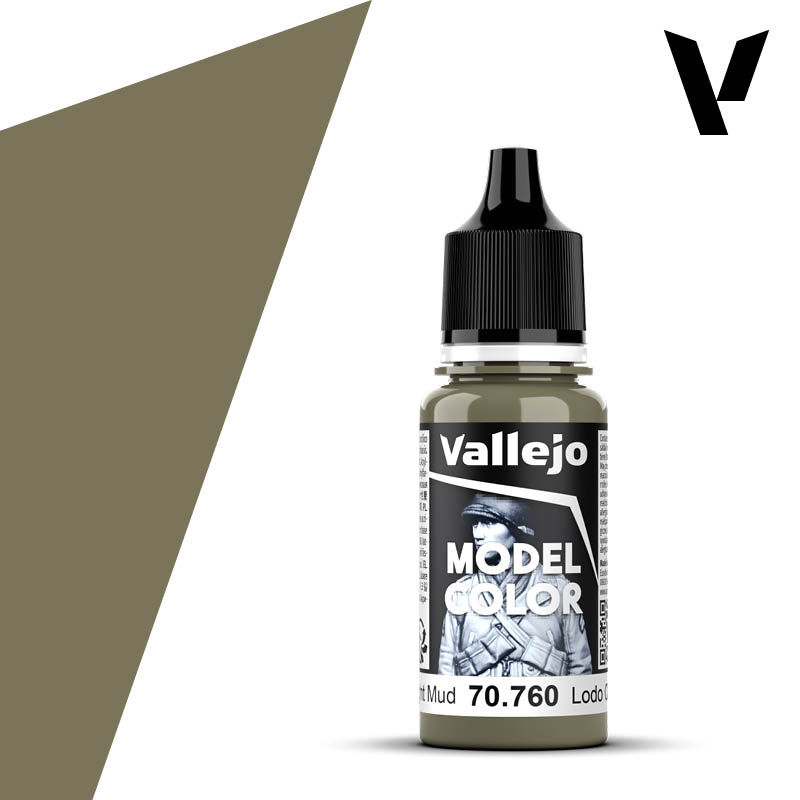 Vallejo Model Color 70760 Lodo Claro - Pintura Acrílica