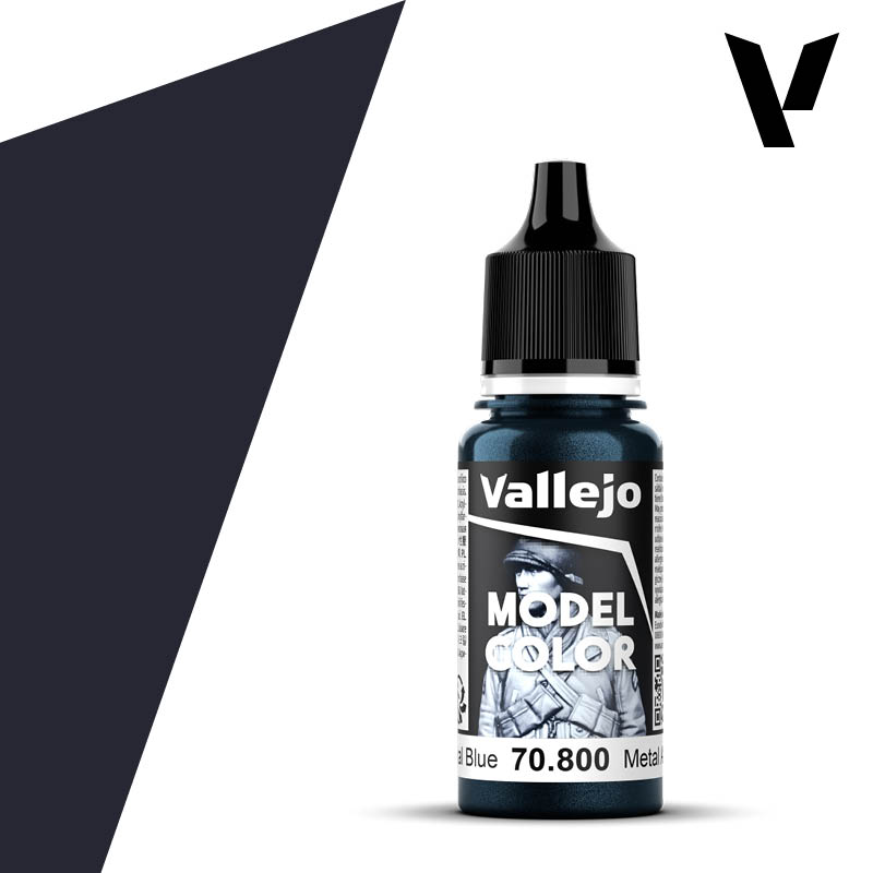 Vallejo Model Color 70800 Metal Azul - Pintura Acrílica