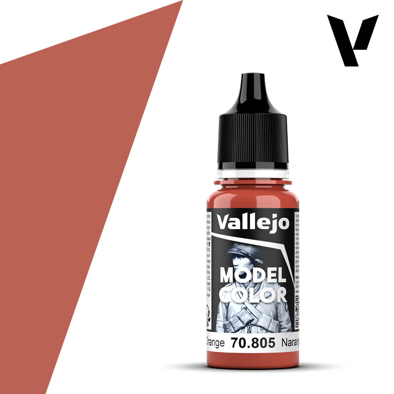 Vallejo Model Color 70805 Naranja Alemán - Pintura Acrílica