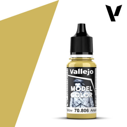 Vallejo Model Color 70806 Amarillo Lasur - Pintura Acrílica