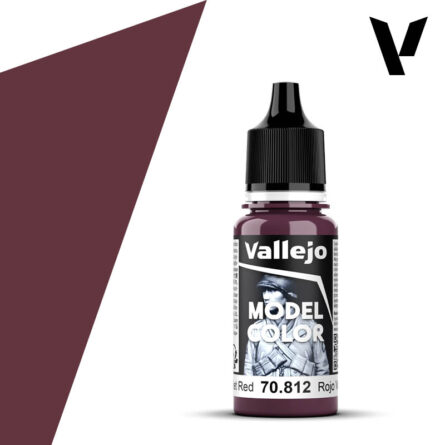 Vallejo Model Color 70812 Rojo Violeta - Pintura Acrílica
