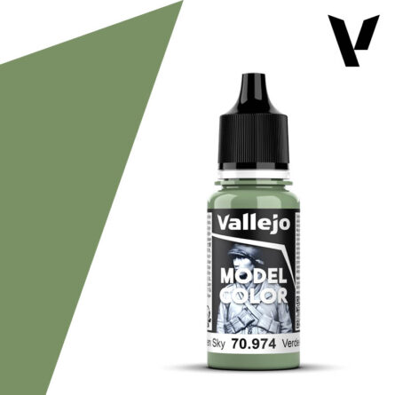 Vallejo Model Color 70974 Verde Azul - Pintura Acrílica