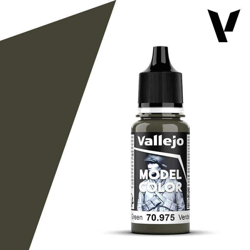 Vallejo Model Color 70975 Verde Militar - Pintura Acrílica
